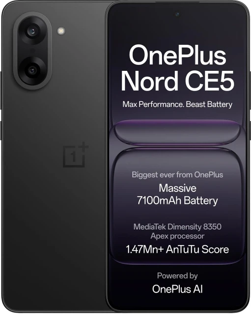 OnePlus Nord CE5 5G (Black Infinity, 128 GB) (8 GB RAM)